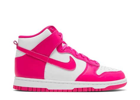 pink nike dunks high|pink nike dunks size 4.